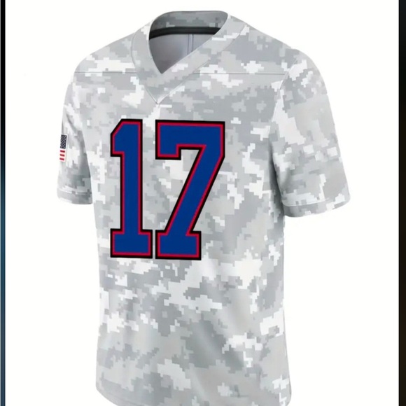 Gray Camo Men's Jersey - Picture 2 of 4